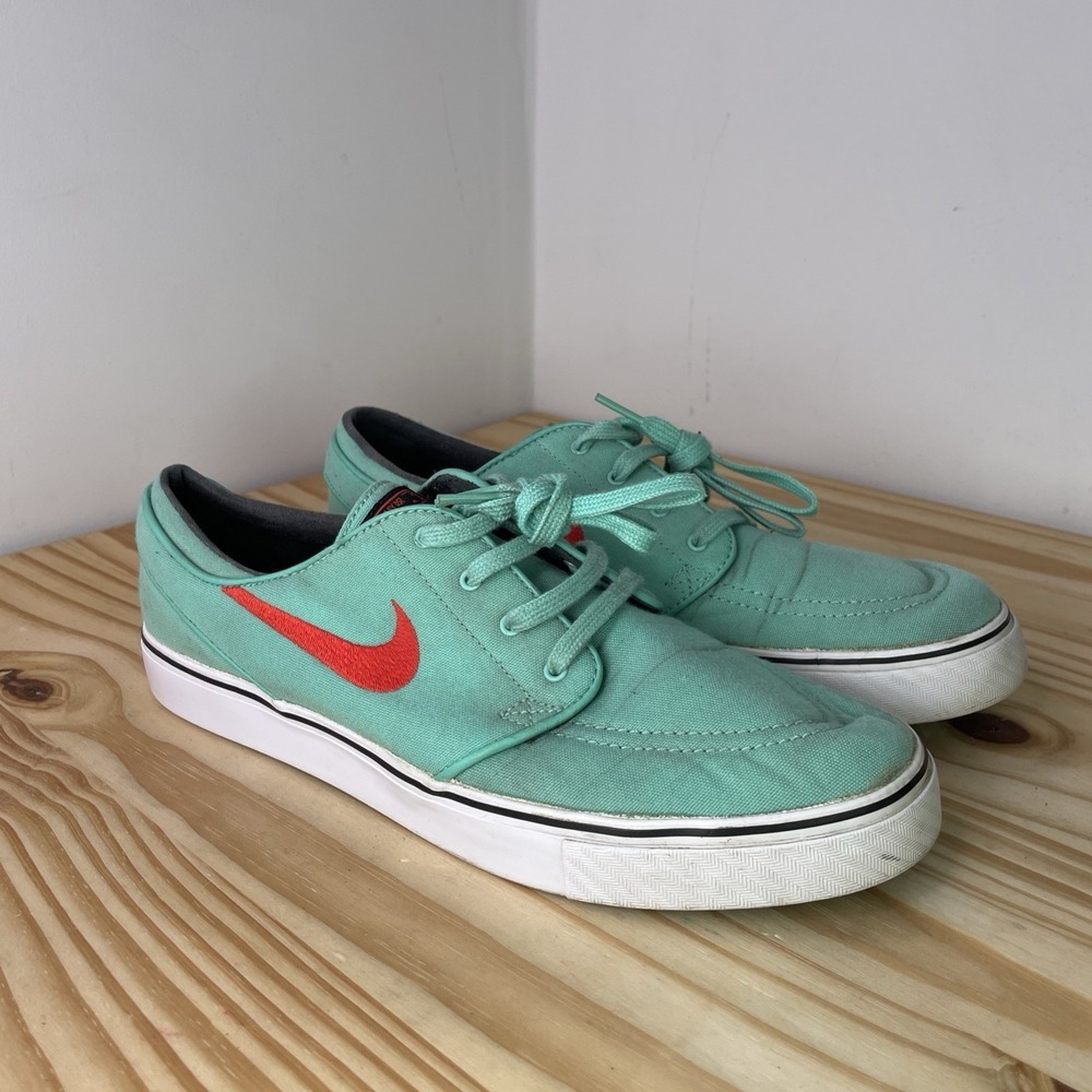 Nike Zoom Stefan Janoski Crystal Mint Skateboarding Shoes 615957 Mens Size 10
